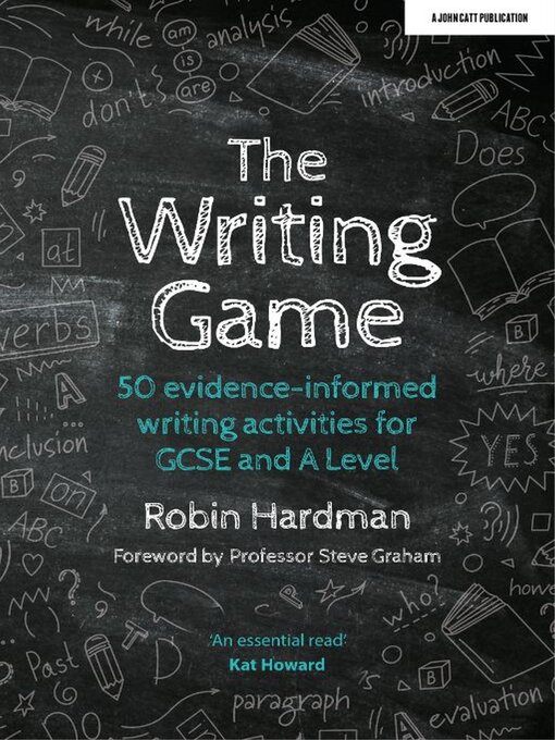 Title details for The Writing Game by Robin Hardman - Available